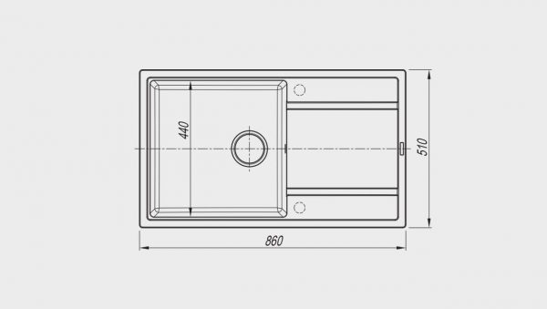 Мойка для кухни липси 860